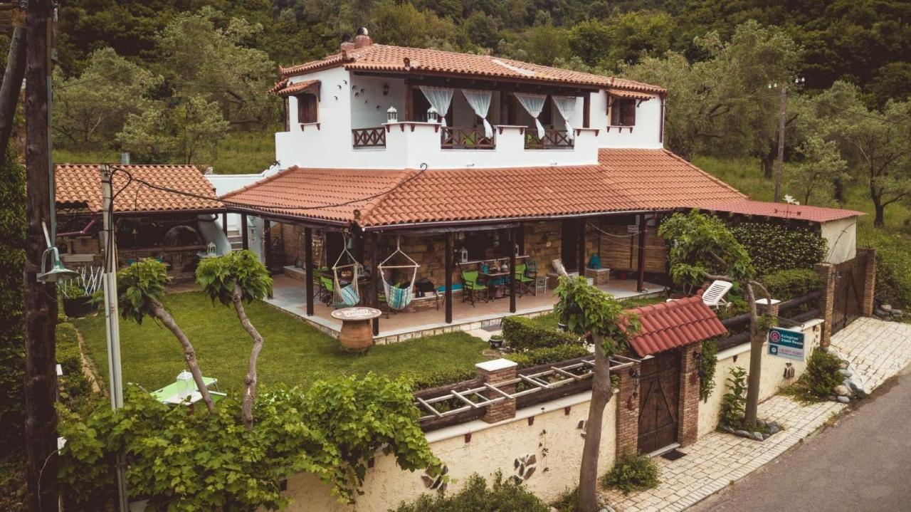 Kalogirou Stone House Apartment Limnionas  Ngoại thất bức ảnh